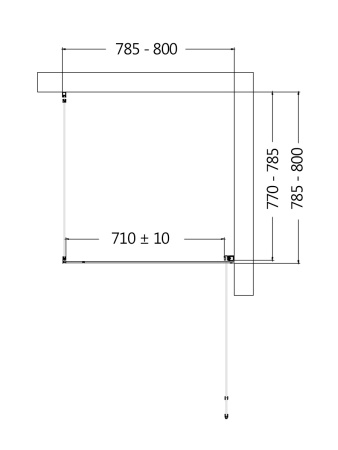 Душевой уголок AQUAme AQM5215-RH-8