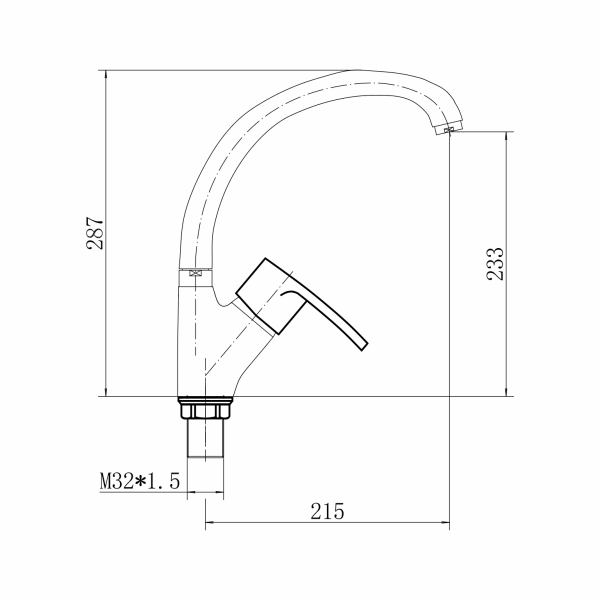 Смеситель для кухни FASHUN A4165-21 Смеситель для кухни FASHUN A4165-21