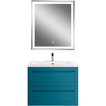 База под раковину Art&max AM-Platino-750-2C-SO-TM Бирюзовый матовый