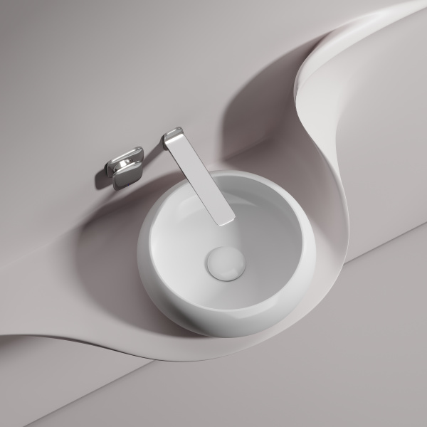 Раковина накладная (60х38) Ceramica Nova ELEMENT CN6050MW матовая