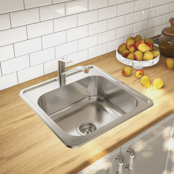 Мойка кухонная из нержавеющей стали IDDIS Strit (STR48S0i77)