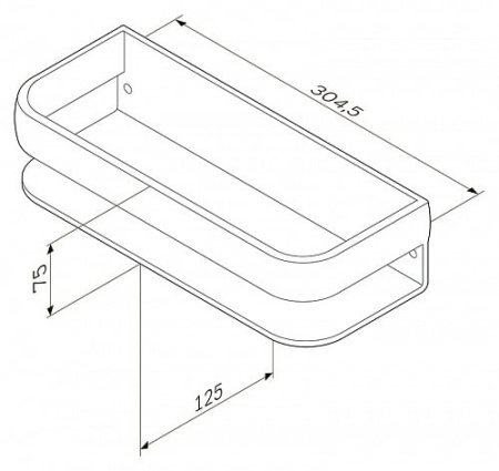Корзина для душа Am.Pm Sensation A3034800