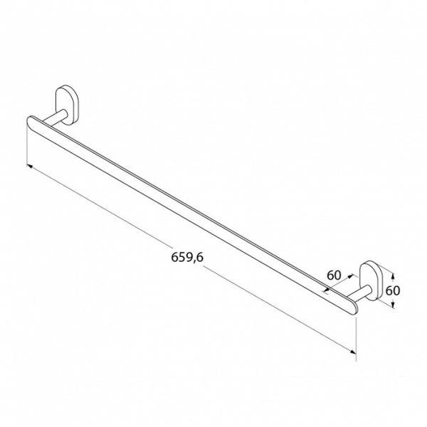 Полотенцесушитель одинарный IDDIS Mirro Plus латунь (MRPSB10i49)