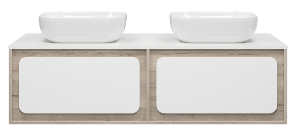 Тумба под раковину Misty Дубль 150  П-Дуб-09150-372Я