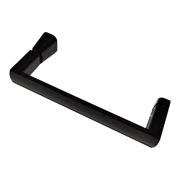 Душевая дверь (150х190) ABBER Schwarzer Diamant AG30150B5 черный, раздвижная