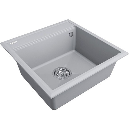 Кухонная мойка Paulmark  Stepia 50 PM115051-GRS серый дым