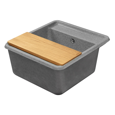 Кухонная мойка Aquaton Беллис 57 1A724932BS230 серый