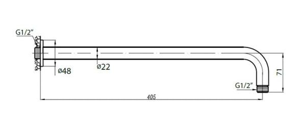 Излив Cezares Articoli Vari CZR-C-TDA-01