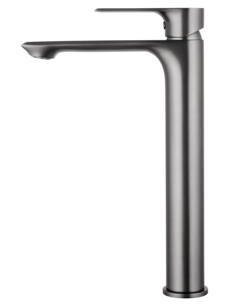 Смеситель для раковины высокий WONZON & WOGHAND BRILLIANT, темный графит WW-88019079-BGM