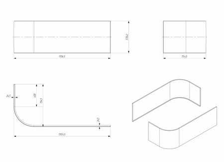 Панель Marka One ALISA MG 170 L/R 02али1775