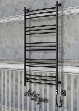 Электрический полотенцесушитель с функцией быстрой сушки ArtofSpace ARTICO EAAO6001200RAL9005RP