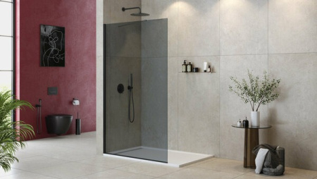 Душевая перегородка 120 см CEZARES LIBERTA LIBERTA-L-1-TB-120-GR-NERO