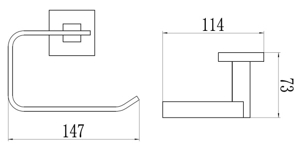 Держатель для туалетной бумаги Savol 65с S-06552C