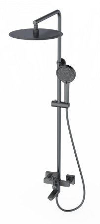 Душевая система WONZON & WOGHAND FRAME, темный графит WW-88739010-BGM