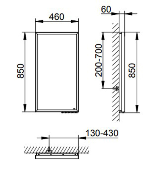 Зеркало с подсветкой Keuco Royal Lumos 14597171000