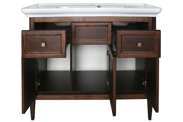 Тумба под раковину ASB-Woodline   Гранда 105 11486 (коричневый)