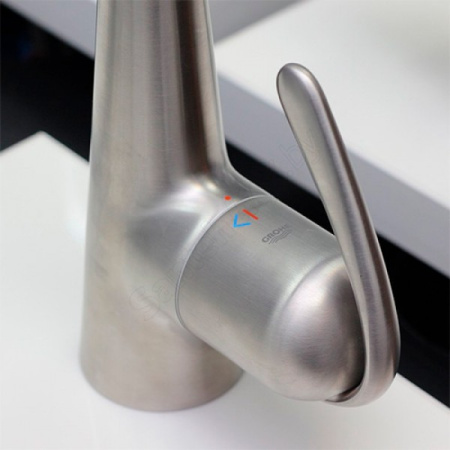 Смеситель однорычажный для мойки Grohe Zedra 32553 SD0 (32553SD0) суперсталь