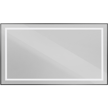Зеркало (140х80) BelBagno Kraft  SPC-KRAFT-1400-800-SENS-NERO с подсветкой