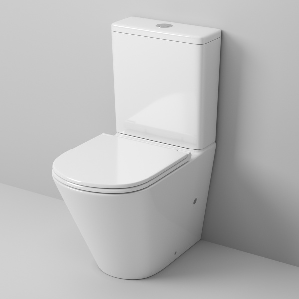 Унитаз напольный безободковый Grossman  GR-4450S с сиденьем микролифт