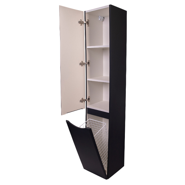 Пенал напольный Style Line Бергамо 30 СС-00002328 черный матовый