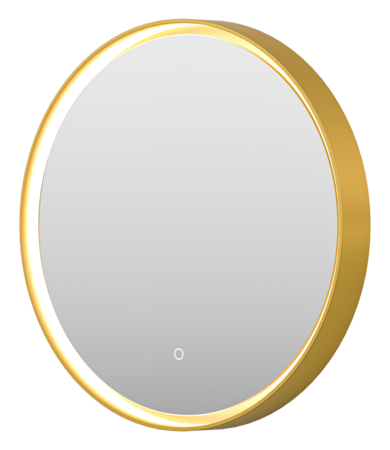 Зеркало (60х60)  Brevita Pluto  PLU-Nim6-060-gold