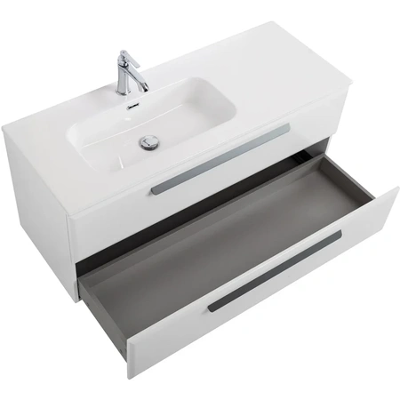 Тумба под раковину Cezares ECO-CER-N-1200-2C-SO-BL-L Bianco Lucido без ручек