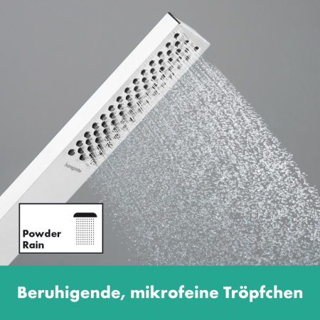 Смеситель на борт ванны 3 отвесртия Hansgrohe Tecturis E 73443700 белый матовый