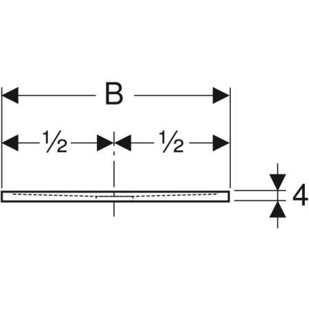 Квадратный душевой поддон Geberit Sestra 550.292.00.2