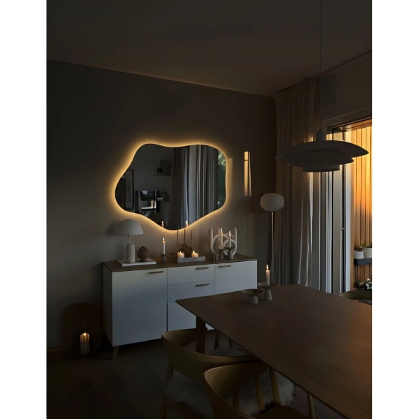 Зеркало с подсветкой Art&Max Como AM-Com-800-1000-DS-F