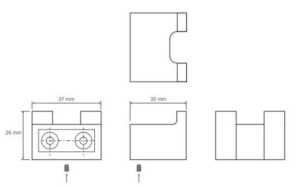 Двойной крючок  Bemeta Nero 135006230