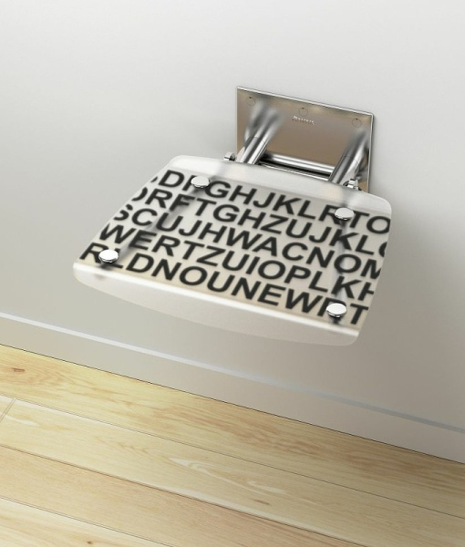 Сиденье для душа Ravak Ovo-B Text B8F0000030