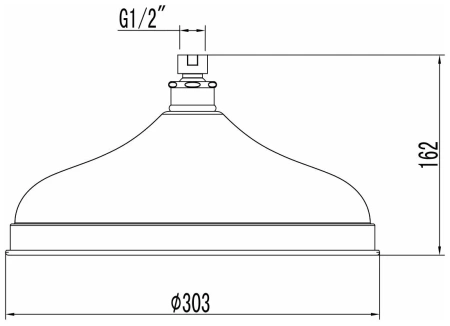 Верхний душ Lemark (LM9830B)