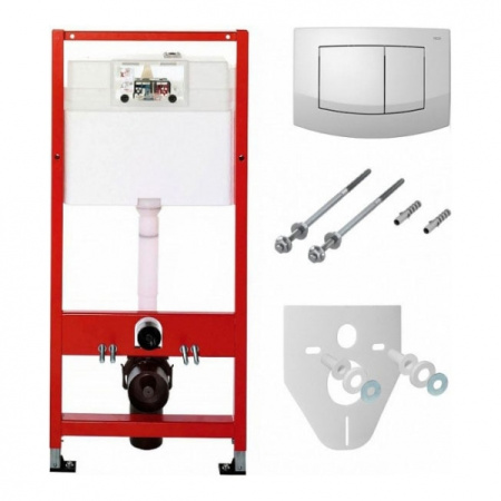 Инсталляция с комплектом для установки подвесного унитаза TECE K400200