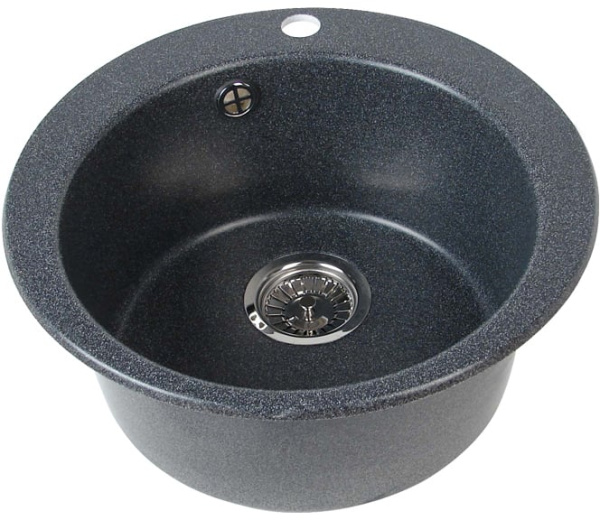 Кухонная мойка Акватон Иверия черная 1A711032IV100