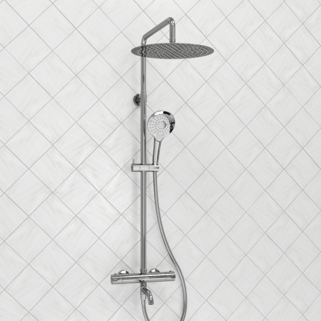 Душевая система WasserKRAFT A188.116.101.087.CH Thermo