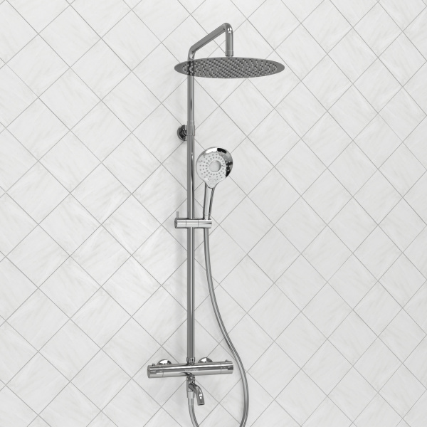 Душевая система WasserKRAFT A188.116.101.087.CH Thermo