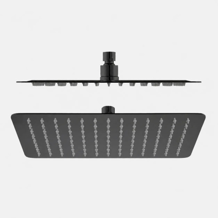 Верхний душ 3D квадратный RGW SP-82-25 B 21148225-04 черный матовый