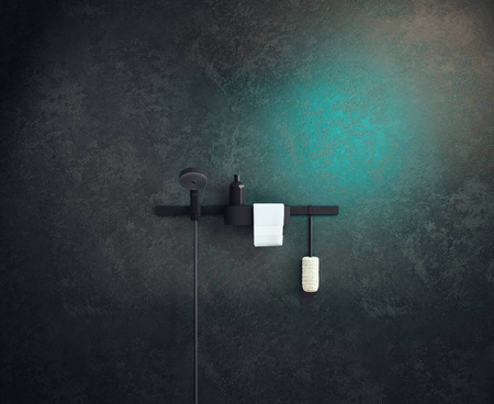 Душевая лейка Hansgrohe Pulsify Select 105 3jet Relaxation 24110670, черный матовый