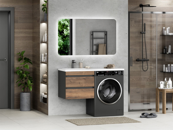 Тумба под стиральную машину Misty Коломбо 60   П-Кол06060-011П2Я