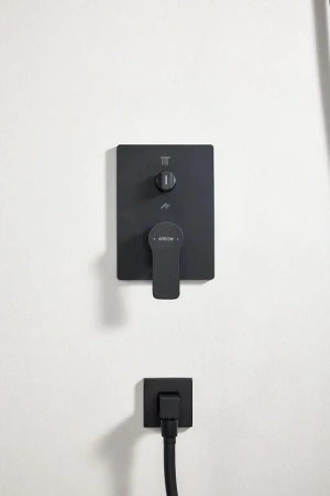 Душевой комплект Arrow ARQ1201HUMB черный 
