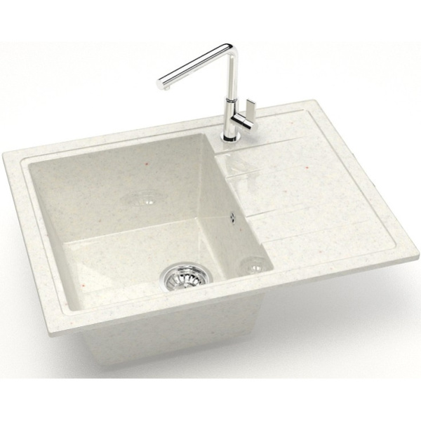 Кухонная мойка Marrbaxx Анастасия Z150 Z150Q007 хлопок белый
