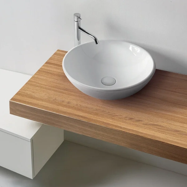 Раковина накладная (46х46) Kerasan Ciotola 430301 белый