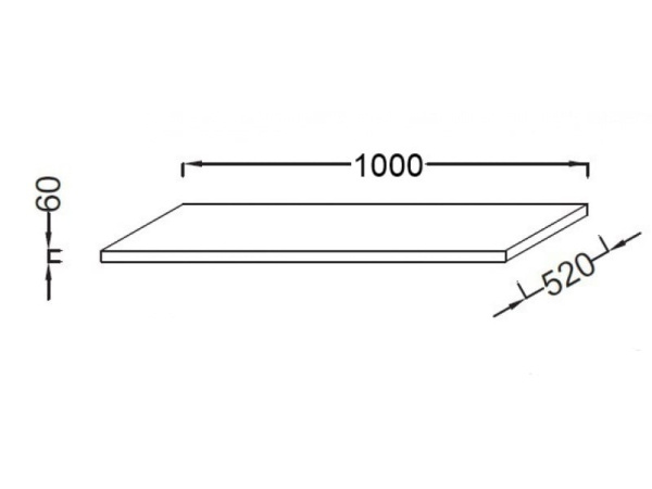 Столешница для раковины Jacob Delafon Parallel EB50-0900-E10