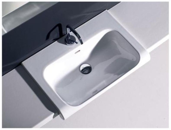 Раковина встраиваемая сверху (60х40) Kerasan Inka Project 341101*1