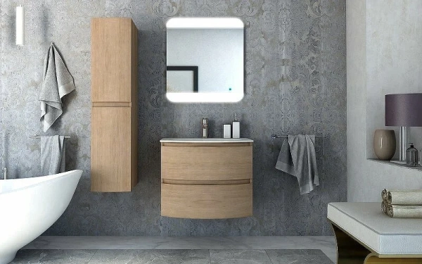 Пенал подвесной Cezares  Vague 54837 Rovere tabacco