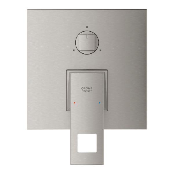 Смеситель для ванны на 3 положения Grohe Eurocube 24094 DC0 (24094DC0) суперсталь