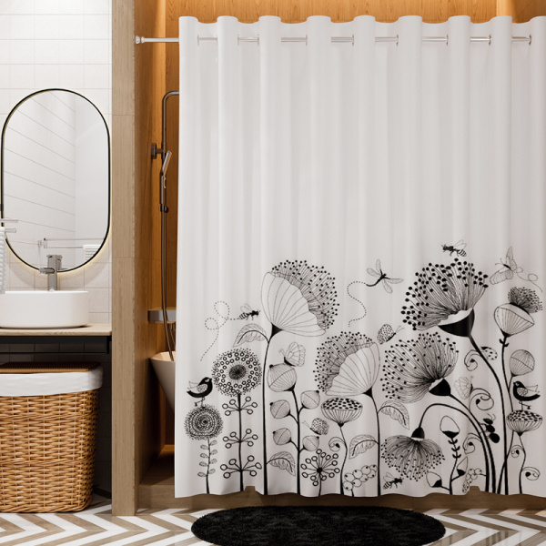 Штора для ванной WasserKRAFT Dill SC-39102