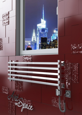 Электрический полотенцесушитель ArtofSpace Cube Horizontal EACEH1000400BRONZERP