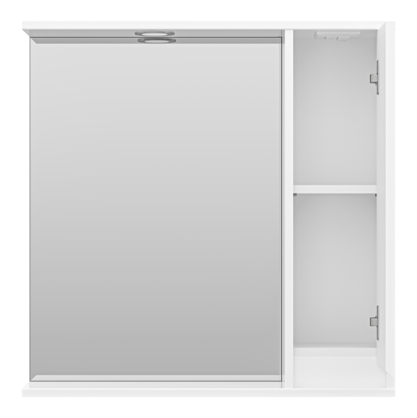 Зеркало-шкаф (72х72) Misty Алиса 75 правый Э-Али04075-01П