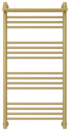 Полотенцесушитель Водяной Сунержа Богема с полкой + (100х50) Матовое Золото 032-0223-1050